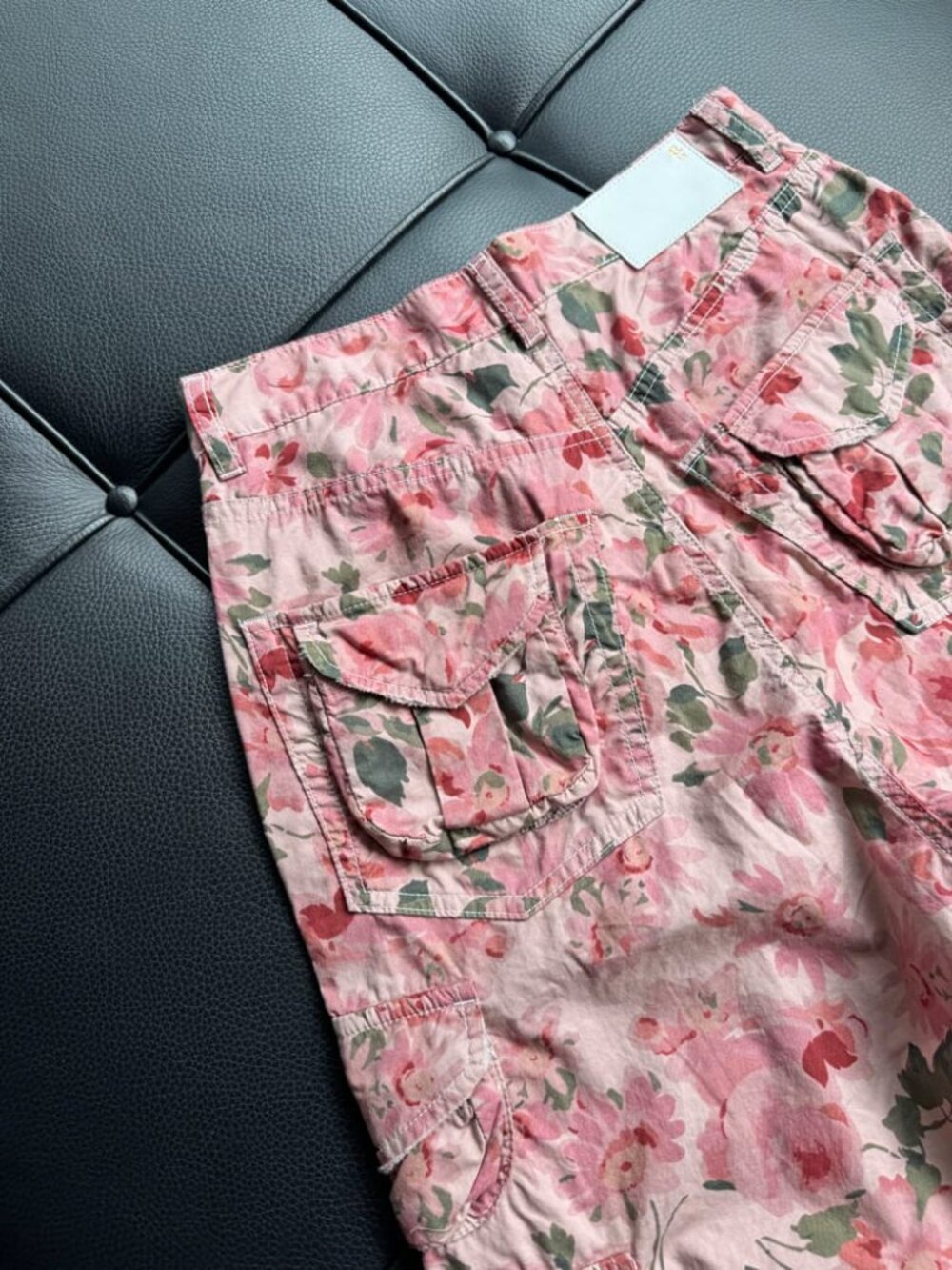 R13 NWOT Cropped Multi Pocket Cargo Pant 25 - Picture 9 of 14